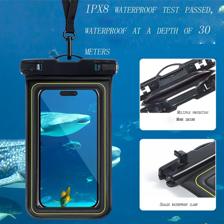 BEACH ARTICLES™ Universal Floating Water Proof Cell Phone Dry Bag Phone Case Protector