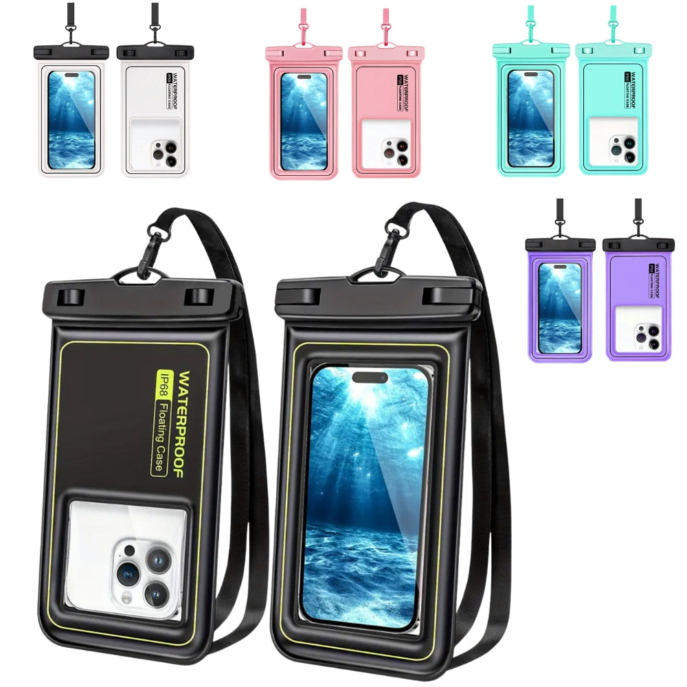 BEACH ARTICLES™ Universal Floating Water Proof Cell Phone Dry Bag Phone Case Protector
